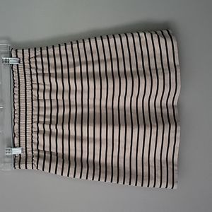 J Crew womens Linen Blend striped skirt  Sz 0 - Lightweight, Spring, Cot…